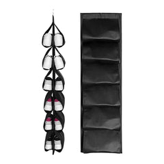 12 Grids Hanging Storage Bag (1 Pc 12 Pocket Mix Color)