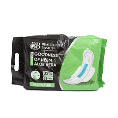 0982 Sanitary Pads For Women With Goodness Of Neem Aloe Vera Ultra Thin Leakage Protection Ph Balance With Antibacterial Anion Chip 5x More Absorbance (320 Mm 36 Pads)