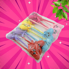 4292 Cute Cartoon Shape Heart Design Facy Writting Pen Attached Rattle Ball Pen Smooth Writing For Wedding Events Multiuse Pen Best Pen L Use For Kids (12 Pcs Set Mix Design Color)