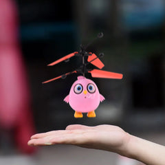 Flying Bird Rc Toy With Led Amp Remote Control Pink Owl Design (1 Set)