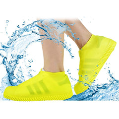 4867a Non-slip Silicone Rain Reusable Anti Skid Waterproof Fordable Boot Shoe Cover (Medium)