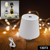 13073 Led Dimmable Bottle Lamp 3 Color Temperature Wireless Table Lamp For Indoor And Outdoor Usb Rechargeable Bottle Lamp For Family Restaurant Bar (1 Pc)