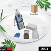 2904 Multi-function Time Saving Vegetable Slicer Cutter + Julienne 5-in-1 Food Vegetable Potato Chopper Garlic Grinder