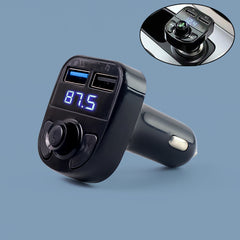 8533 Car-x8 Bluetooth Fm Transmitter Kit For Hands-free Call Receiver Music Player Call Receiver Fast Mobile Charger Ports For All Smartphoneswith 3.1a Quick Charge Dual Usb Car Charger