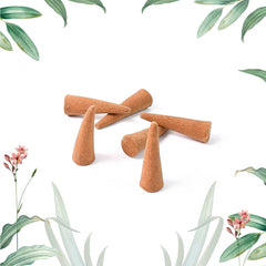 Mantra Mala Premium Dhoop Cones (1 Jar / 80 Grams)