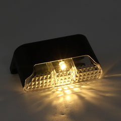 9412 Solar Decorative Lights Waterproof Durable Garden Atmosphere Lights Stair Lights Railing Lights Step Steps Lights For Outdoor Patio Courtyard Stair Step Fence Patio Stairsyard Garden Pathway ( 4 Pc Set)