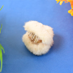 Hair Claw Clips Plastic Fluffy Hair Claw Hair (1 Pc)