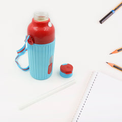 0400 Plastic Sports Insulated Water Bottle With Dori Easy To Carry High Quality Water Bottle Bpa-free Leak-proof For Kids School For Fridge Office Sports School Gym Yoga (1 Pc 500ml)