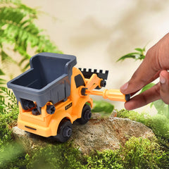 4647 Engineering Vehicles Nut Assembly Vehicle Toy Diy Nut Assembly Vehicle Model Toy Highly Simulation Children Kids Car Model Toy Set (2 Pc Set)