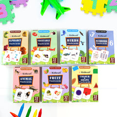7-in-1 Kidkraft Early Learner Flashcard Combo Set ( 224 Pc Card)