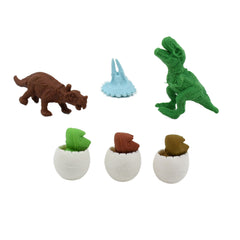 18030 Dinosaur Shaped Erasers Egg Shape Eraser For Kids Dinosaur Erasers Puzzle 3d Eraser Mini Eraser Dinosaur Toys Desk Pets For Students Classroom Prizes Class Rewards Party Favors (5 Pcs Set)
