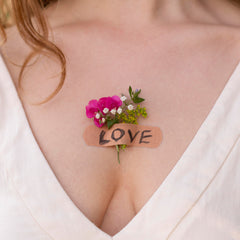 6596 Boob Tape With 10 Pairs Nipple Cover Cotton Wide Thin Breast Tape - Womens Girls Breast Lift Booby Tape - Push Up Lifting Tape - Suitable For All Breast Types - Breast Lift Bra Tape - Bob Tape For Natural Breast Lift (1 Pc 5 Meters)