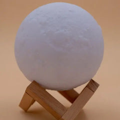 3d 2 In 1 Led Printed Moon Lamp Aroma Diffuser (1 Pc)