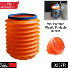 0237r Foldable Storage Bucket Water Container Dustbin Multiuse Bucket For Home Car Kitchen Use Bucket