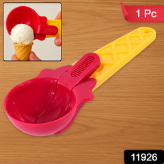 1-piece Plastic Ice Cream Watermelon Scooper With Trigger Dipper