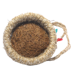 1731 Artificial Jute Hanging Birds Nest Jhumar Chidiyan Ka Ghosla