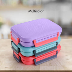 5365 Lunch Box Plastic With Steel Plate Small Lunch Box High Quality Box For Kids School Customized Plastic Lunch Box For Girls Boy