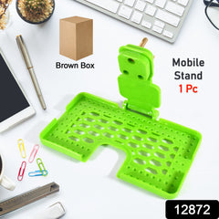 12872 Multi-purpose Wall Holder Stand For Charging Mobile Just Fit In Socket And Hang (Mix Color 1 Pc)