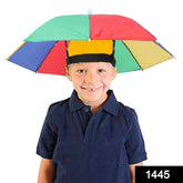 1445 Hands Free Umbrella Hat To Protect From Sun Rain