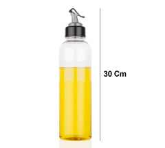2346 Oil Dispenser Transparent Plastic Oil Bottle 1 Liter