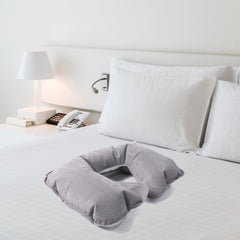 8540 Inflatable Foldable Pillow U Shape Air Cushion Travel Pillow Travel Business Trip Neck Pillow For Long Trips Ideal For Men Women Portable And Perfect For Backpacking Car Camping And Even Airplane Travel