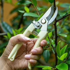 0471 Stainless Steel Pruning Shears With Sharp Blades And Comfortable Handle - Durable Hand Pruner For Comfortable And Easy Cutting Heavy Duty Gardening Cutter Tool Plant Cutter For Home Garden Wood Bran (1 Pc)