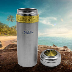 12810 Stainless Steel Water Bottle Leak Proof Rust Proof Hot Cold Drinks Gym Sipper Bpa Free Food Grade Quality Steel Fridge Bottle For Office Gym School (350 Ml Approx)