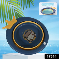 17514 Cartoon Shape Wash Basin Space Saving Multi Function Foldable Baby Wash Basin Easy Clean Lightweight Thicken For Washing Face For Home (33x31 Cm 1 Pc)