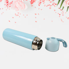 6190 Stainless Steel Water Bottle With Handle Easy To Carry Fridge Water Bottle Leak Proof Rust Proof Hot Cold Drinks Gym Sipper Bpa Free Food Grade Quality Steel Fridge Bottle For Officegymschool (Approx 500 Ml)