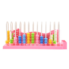 Abacus 13 Rods Counting Abacuses Toy Bead Educational Tools (1 Set Mix Color)