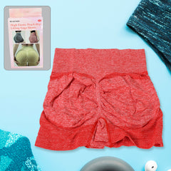 12978 High Elastic Peach Hip Lifting Yoga Shorts Womens Running Sports High Fitness Athletic Waist Yoga Workout Yoga Pants Shorts Elastic Dress Soft Yoga Pants Shorts