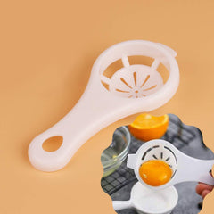 Plastic Egg Yolk Separator Egg White Yolk Filter Separator (1 Pc With Card Packing)