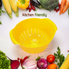 2312 Plastic Fruits Vegetable Noodles Pasta Washing Bowl Strainer