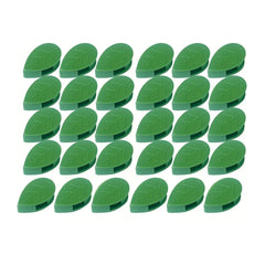 0311 Plant Climbing Wall Fixture Clip Self-adhesive Hook Vines Traction Invisible Stand Green Leaf Plant Clip Garden Wall Clip Plant Support Binding Clip Plants For Indoor Outdoor Decoration (30 Pcs Set)