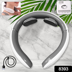 2 Heads Smart Electric Neck And Back Pulse Massager (1 Pc Mix Design)