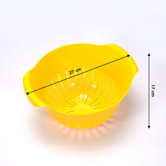 2312 Plastic Fruits Vegetable Noodles Pasta Washing Bowl Strainer