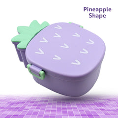 5495 Pineapple Shaped Lunch Box With Compartments Lunch Food Container With Box Portable Lid School Kids Lunch Box