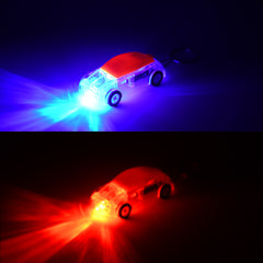 Mini Car Shape Led Keychain Light +(1 Pc Random Color)