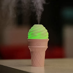 Ice Cream Cone Shape Air Freshener Humidifier (1pc Cream Color)