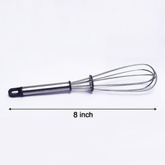 2569 Stainless Steel Wire Whiskballoon Whiskegg Frother Milk Egg Beater (8 Inch)