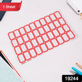 Multipurpose Writable Blank Label Sticker Sheets (1 Sheet)