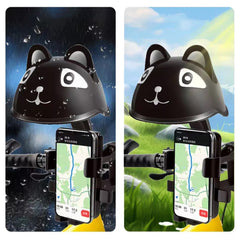 Sun Visor for Handlebar with Phone Holder for Bicycles and Motorcycles