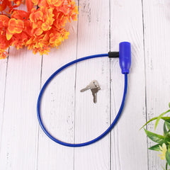 Heavy Duty Multipurpose Steel Cable Safety Lock with 2 Keys (1 Pc)