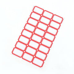 Multipurpose Writable Blank Label Sticker Sheets (1 Sheet)