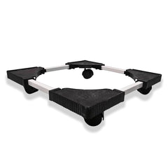 Adjustable Heavy-duty Fridge And Washing Machine Stand Base Trolley 50x50 Cm