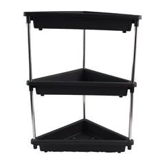 3-layer Multipurpose Plastic Corner Storage Rack