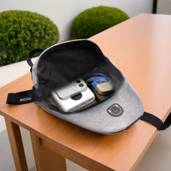 13112 Waterproof Anti Theft Cross-body Fanny Pack Waist Bag Shoulder Bags Chest Men Casual Fashion Usb Charging Earphone Hook Sling Travel Bag (1 Pc)