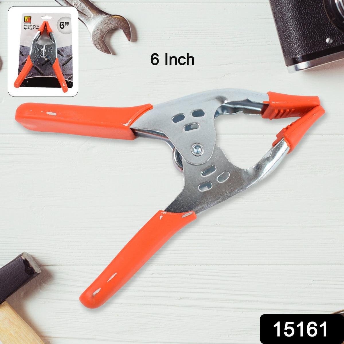 6 Inch Spring Clamps Heavy Duty Spring Metal Spring Clamps (1 Pc)