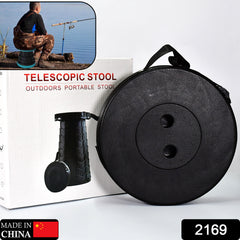 2169 Foldable Retractable Height Adjusting Stool Space Saving Telescopic Stool For Fishing Hiking Stool For Adults And Kids.