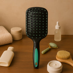 2-in-1 Hair Comb Brush With Mirror